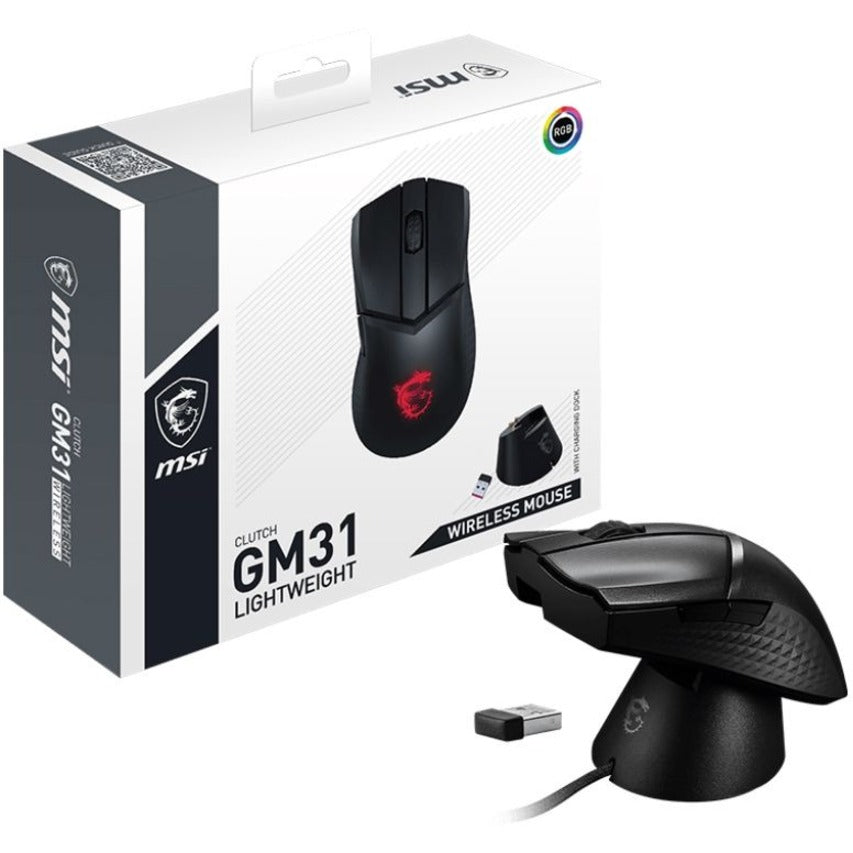 MSI Clutch GM31 Gaming Mouse 12000 DPI 6 Buttons