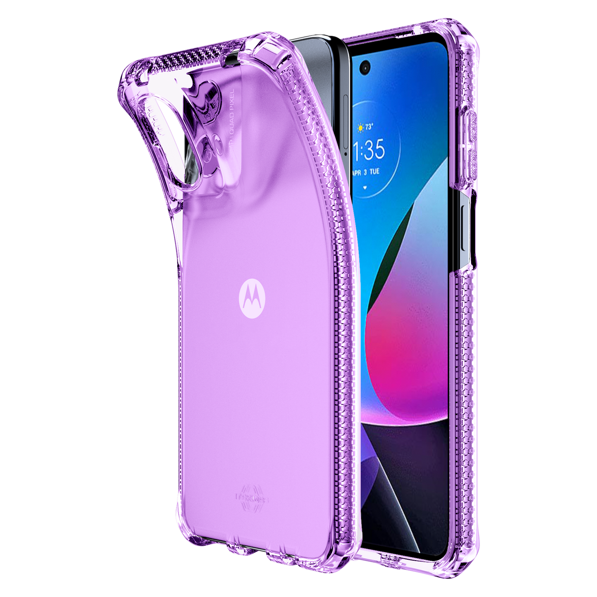 Itskins - Spectrumr Clear Case For Motorola Moto G Play 2024 - Light Purple