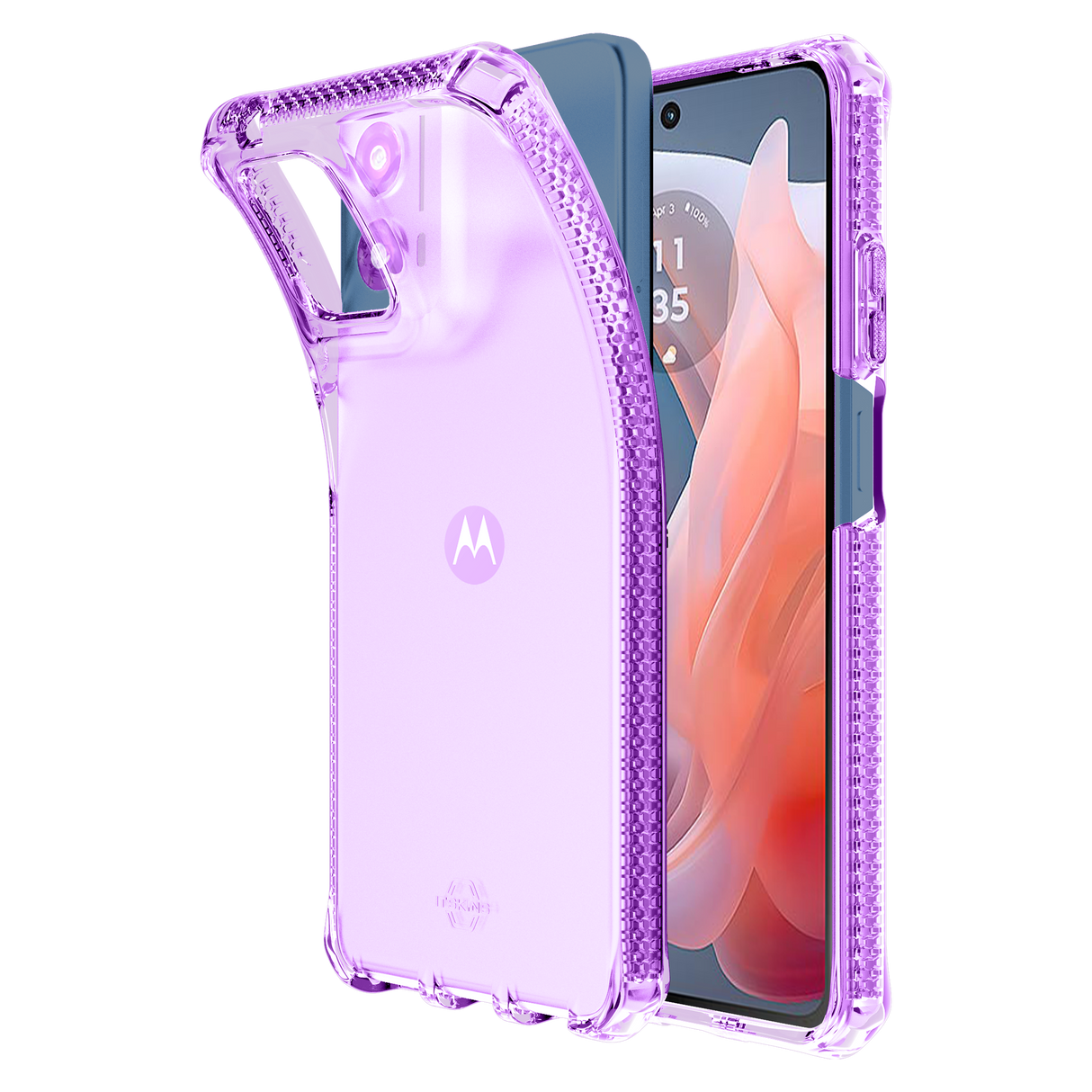 Itskins - Spectrumr Clear Case For Motorola Moto G 5g 2024 - Light Purple
