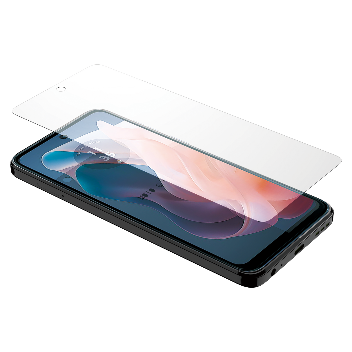 Itskins - Supreme Glass Screen Protector For Motorola Moto G 5g 2024 - Clear