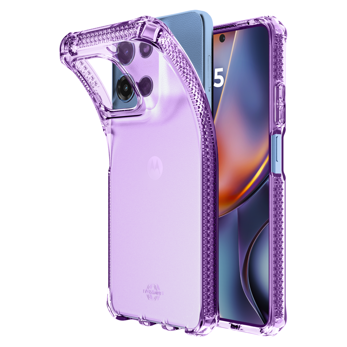 Itskins - Spectrumr Clear Case For Motorola Moto G 5g 2025 - Light Purple