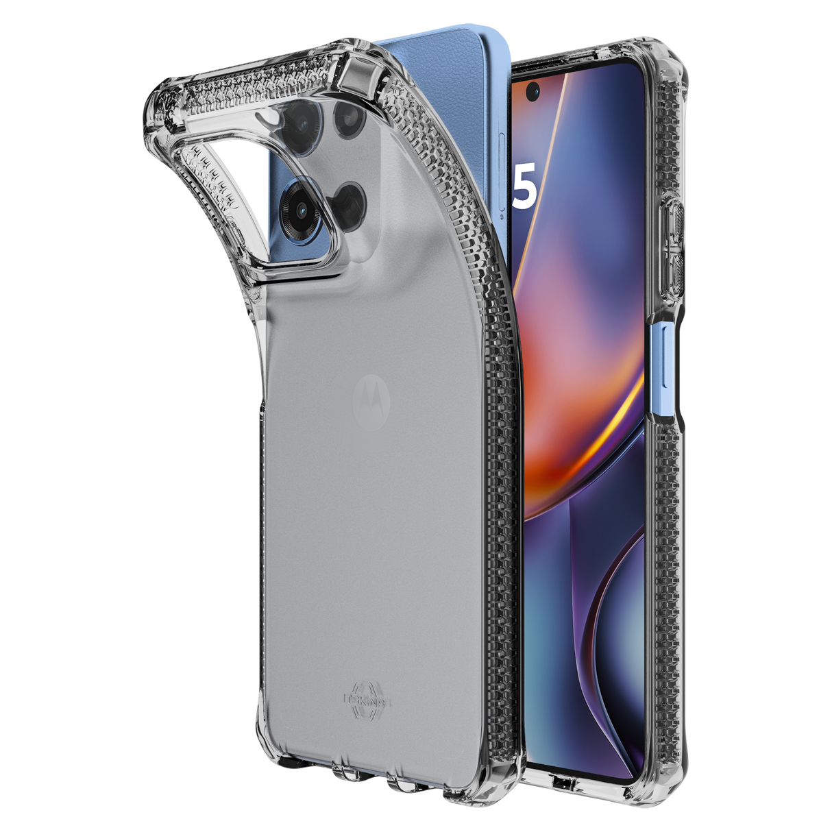 Itskins - Spectrumr Clear Case For Motorola Moto G 5g 2025 - Smoke