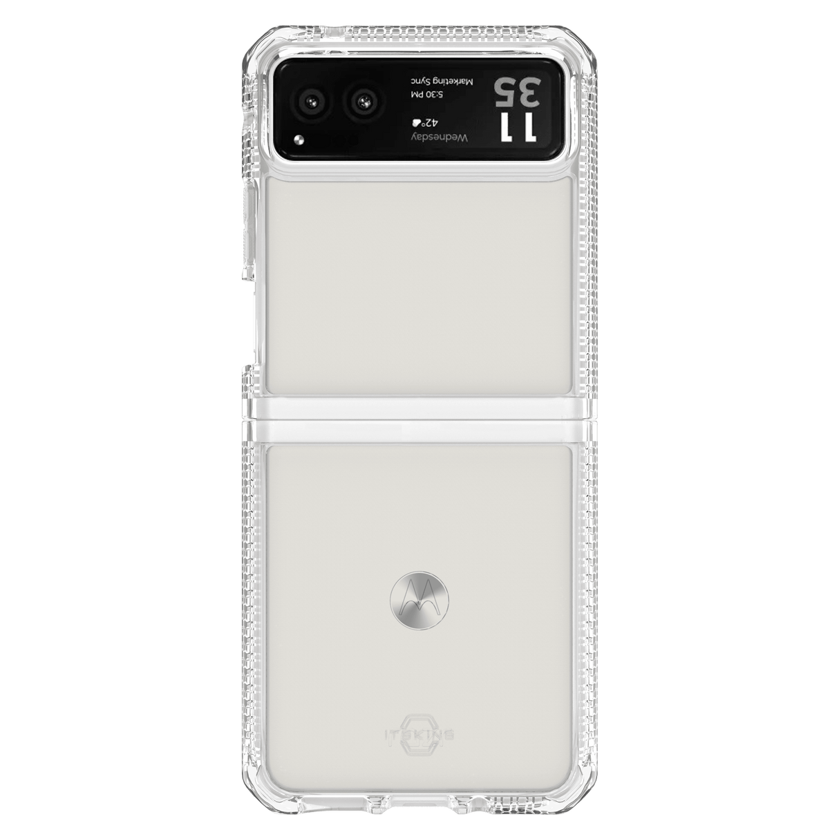 Itskins - Hybridr Clear Case For Motorola Razr 2023 - Transparent