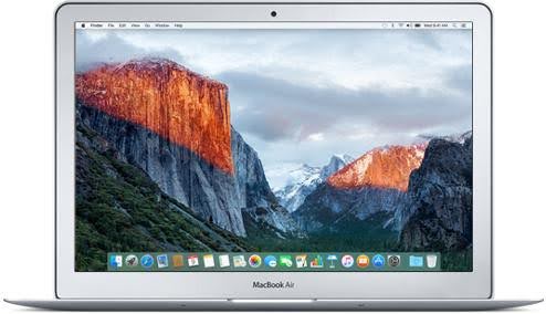 MacBook Air de 11,6" con procesador i5 a 1,3 GHz, 4 GB y 128 GB (2014)