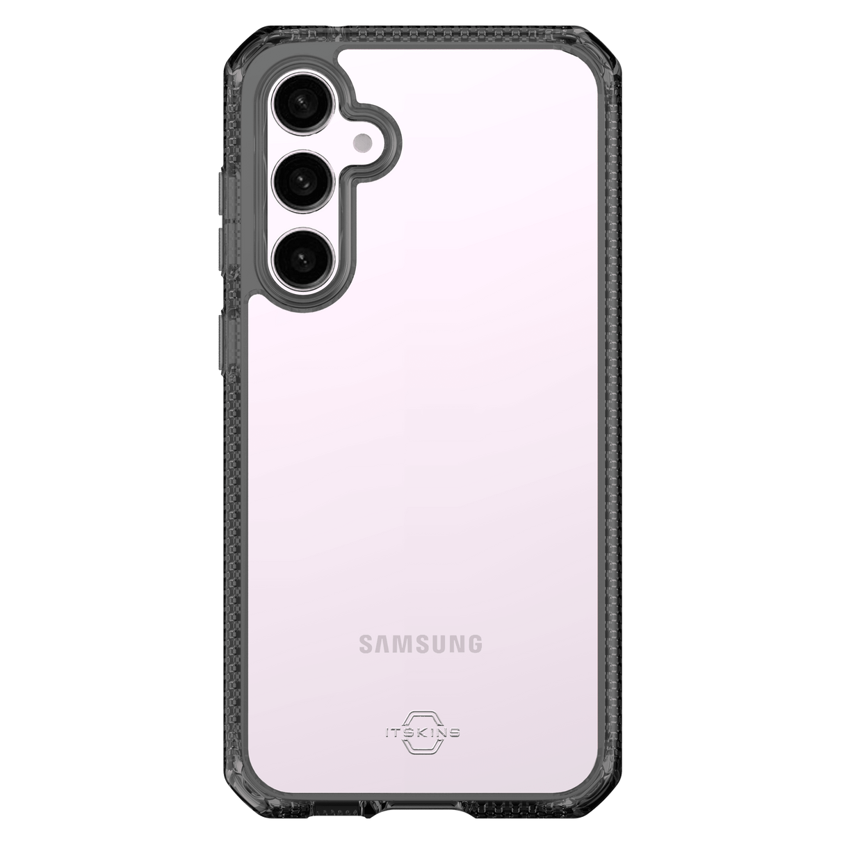 Itskins - Hybridr Clear Case For Samsung Galaxy S23 Fe - Black And Transparent