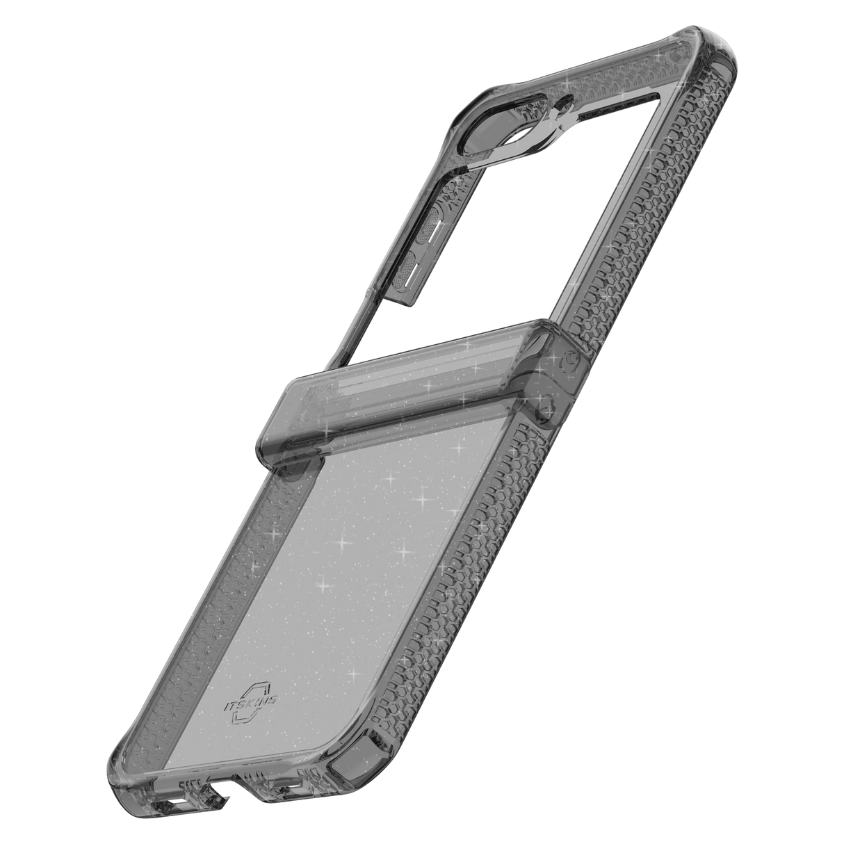 Itskins - Supremer Hinge Spark Case For Samsung Galaxy Z Flip5 - Smoke
