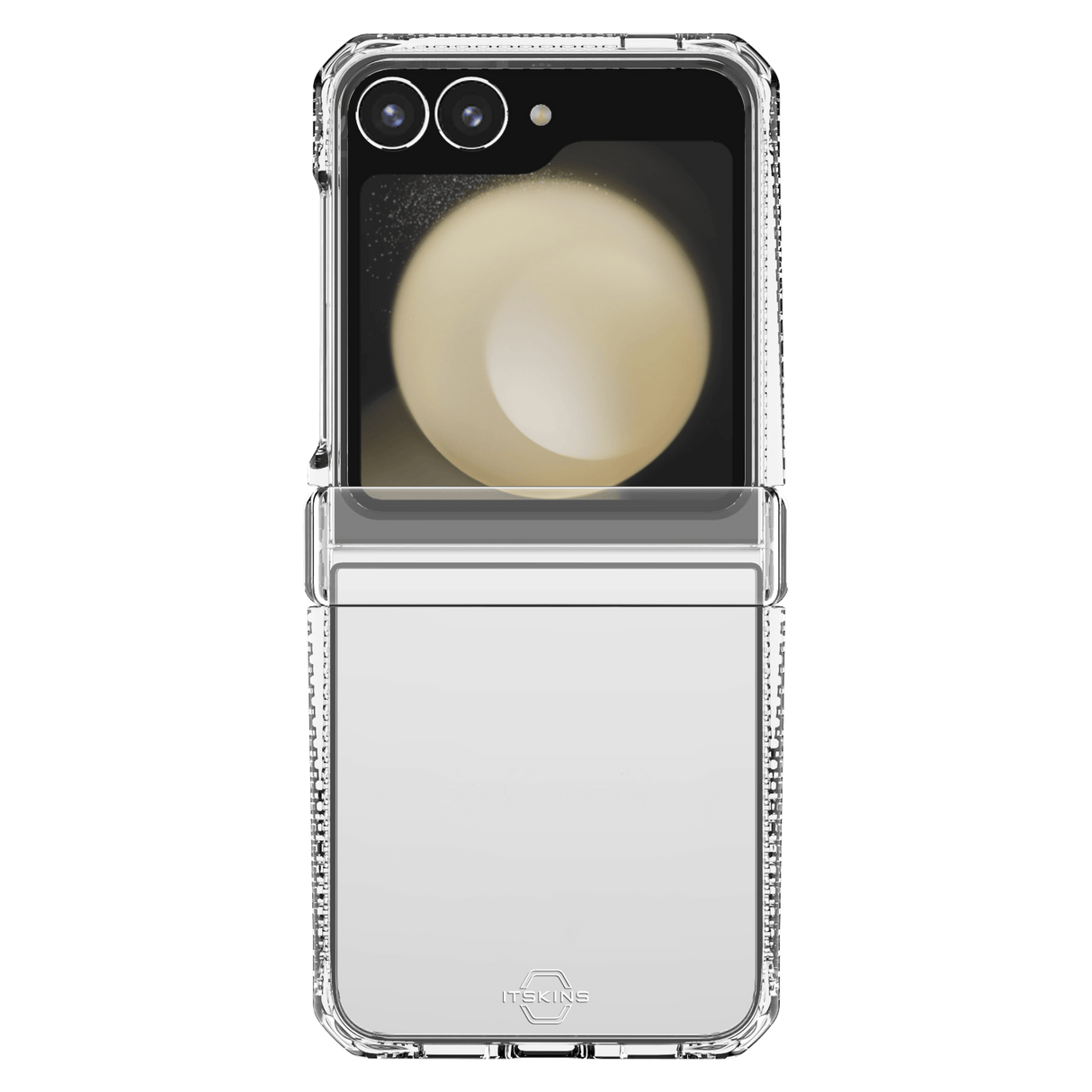 Itskins - Hybridr Clear Hinge Case For Samsung Galaxy Z Flip6 - Transparent