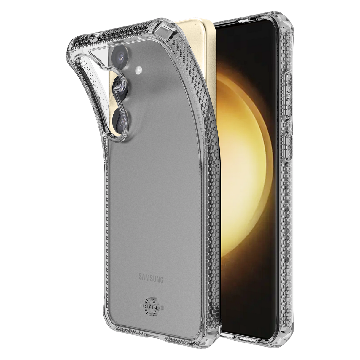 Itskins - Spectrumr Clear Case For Samsung Galaxy S24 Plus - Smoke