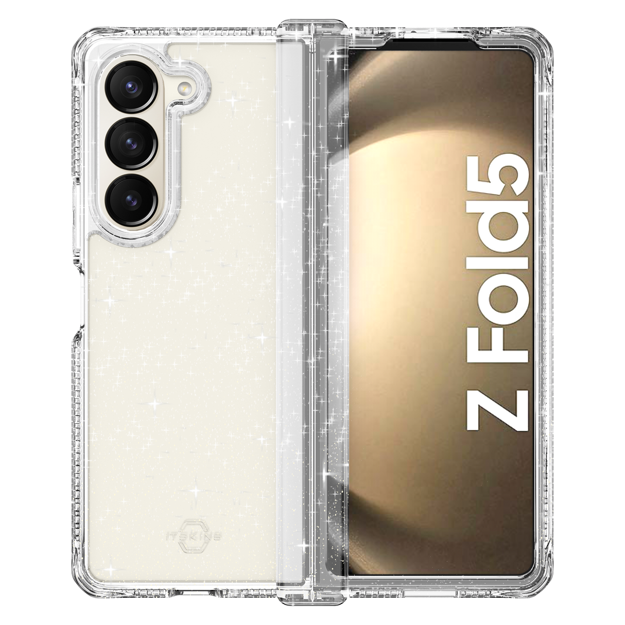 Itskins - Supremer Hinge Spark Case For Samsung Galaxy Z Fold5 - Transparent