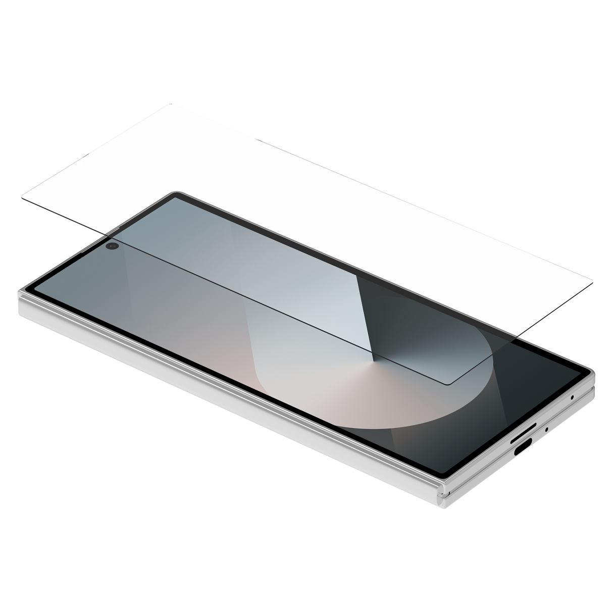 Itskins Hybrid Defense Glass Screen Protector for Samsung Galaxy Z Fold7 - Transparent