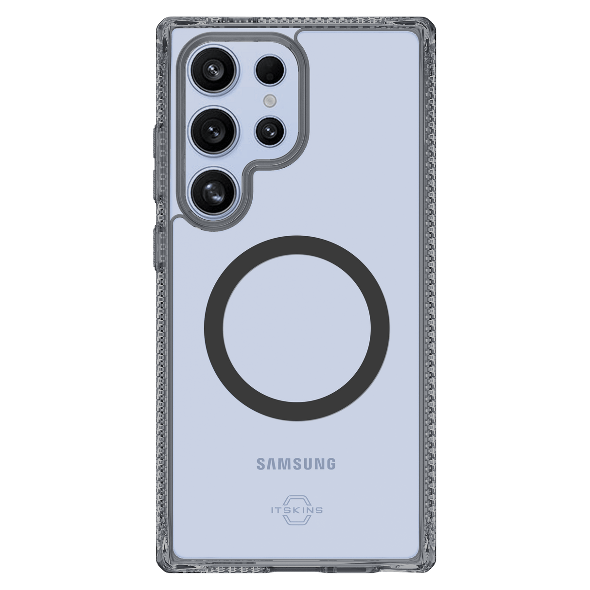 Itskins - Hybridr Clear Magsafe Case For Samsung Galaxy S25 Ultra - Smoke