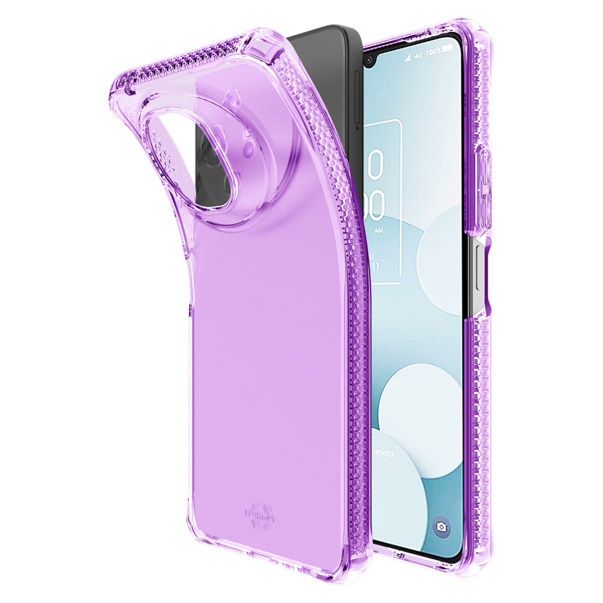 Itskins - Spectrumr Clear Case For Tcl 50 Xl Nxtpaper 5g - Light Purple