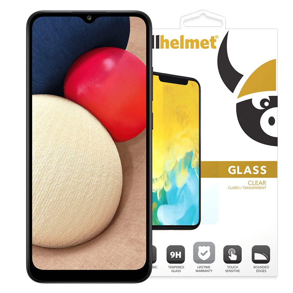 Cellhelmet - Tempered Glass Screen Protector For Samsung Galaxy A02s - Clear