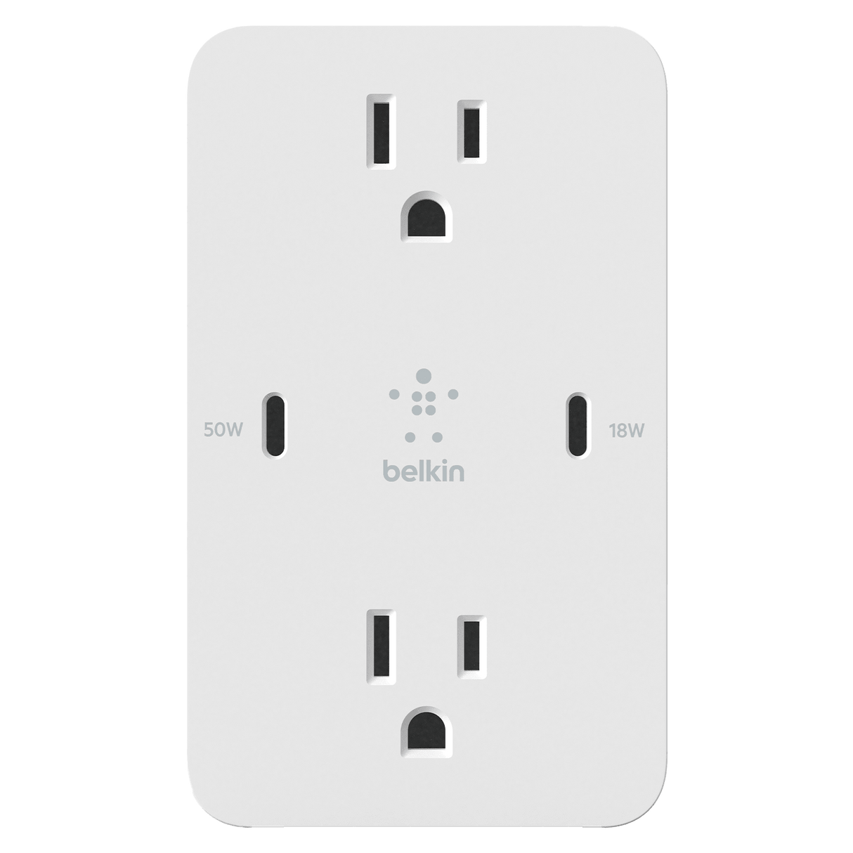 Belkin - Boostcharge Gan Usb C Wall Plate 68w - White