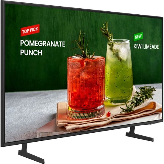 Televisor comercial Samsung Pro-Av de 70 pulgadas, serie Bed, pantalla Crystal UHD de 300 nits, resolución 16:7