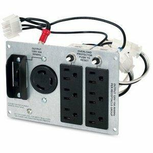 Schneider APC - Backplate Kit - 1, 6 x NEMA L5-30R, NEMA 5-15R Female, Female, SUA027RM