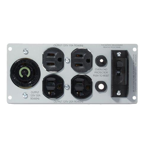 Schneider APC - Backplate Kit - 1, 2, 2 x NEMA L5-30R, NEMA 5-15R, NEMA 5-20R Female, Female, Female, M2