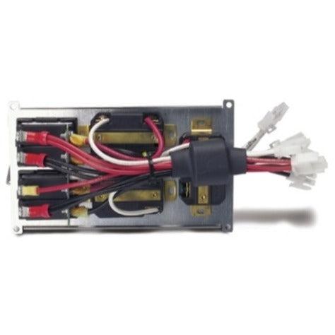 Schneider APC Symmetra LX power distribution panel; (1) L14-30, (2) L5-20