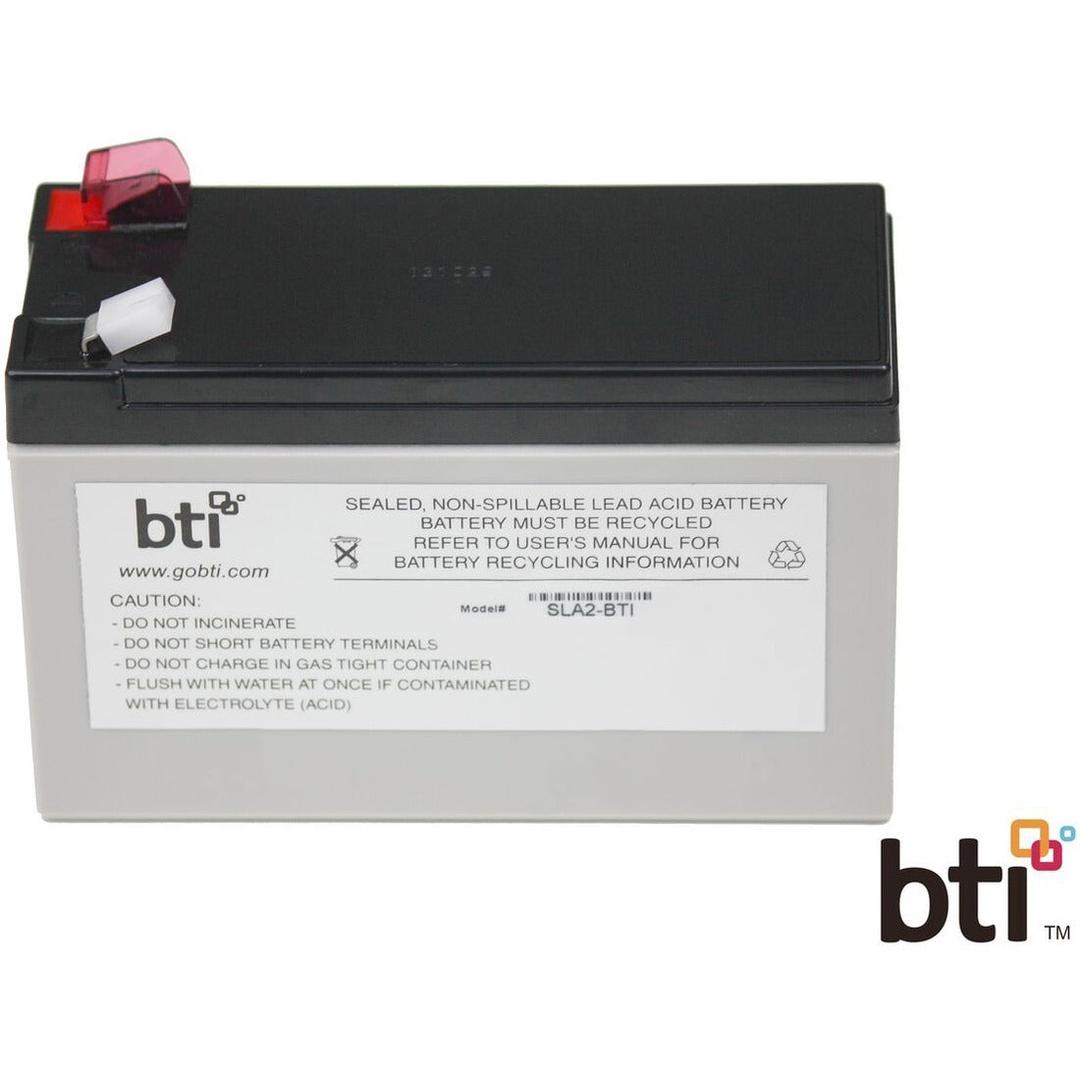 BTI RBC2-SLA2-BTI SEALED LEAD ACID BATTERY FOR APC BE400-LM, BE500-IN, BE500R, BE500R-AS, BE500R-CN, BE500TW, BE500U, BE500U-CN, BE500Y-IN, BE525-AS, 18 m
