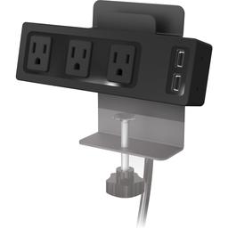 MooreCo Clamp Mount Outlet & USB Charger 1