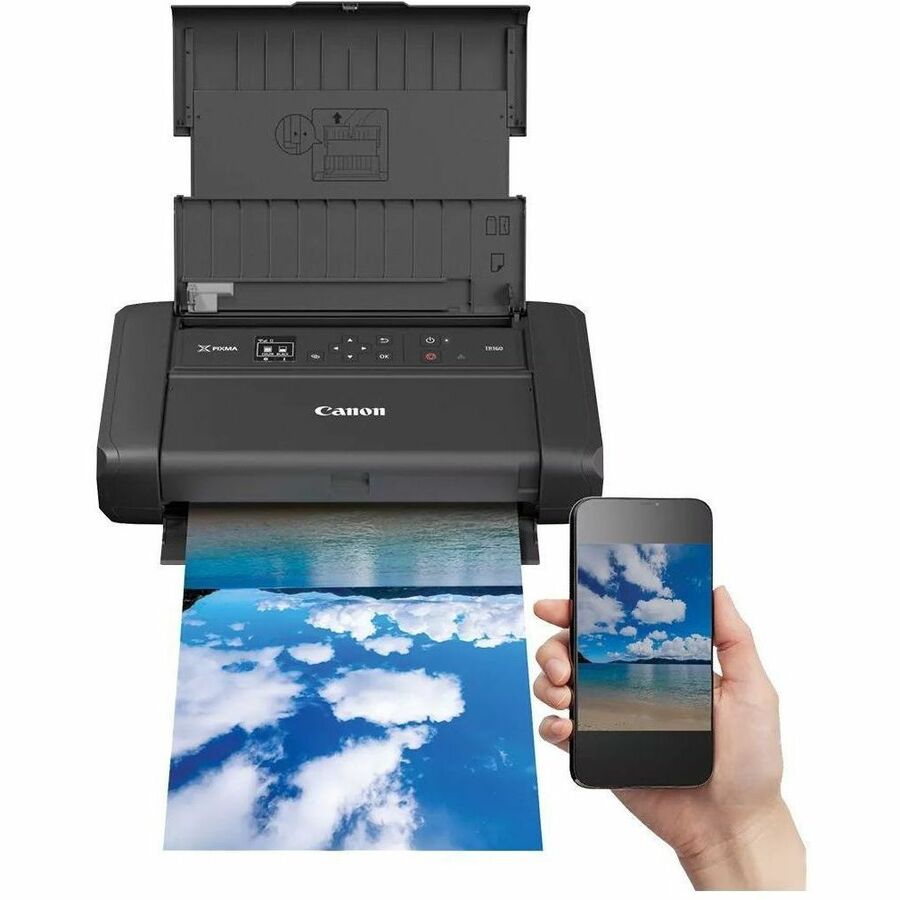 Canon PIXMA TR160 Portable Wired/Wireless Inkjet Printer - Color 1