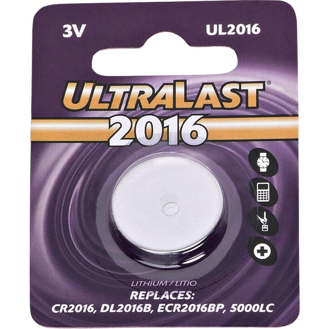 Dantona NABC UltraLast UL2016 Lithium Button General Purpose Battery