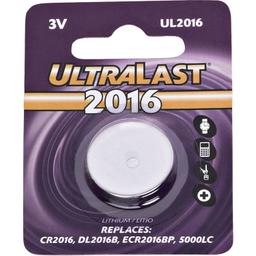 Dantona NABC UltraLast UL2016 Lithium Button General Purpose Battery 1