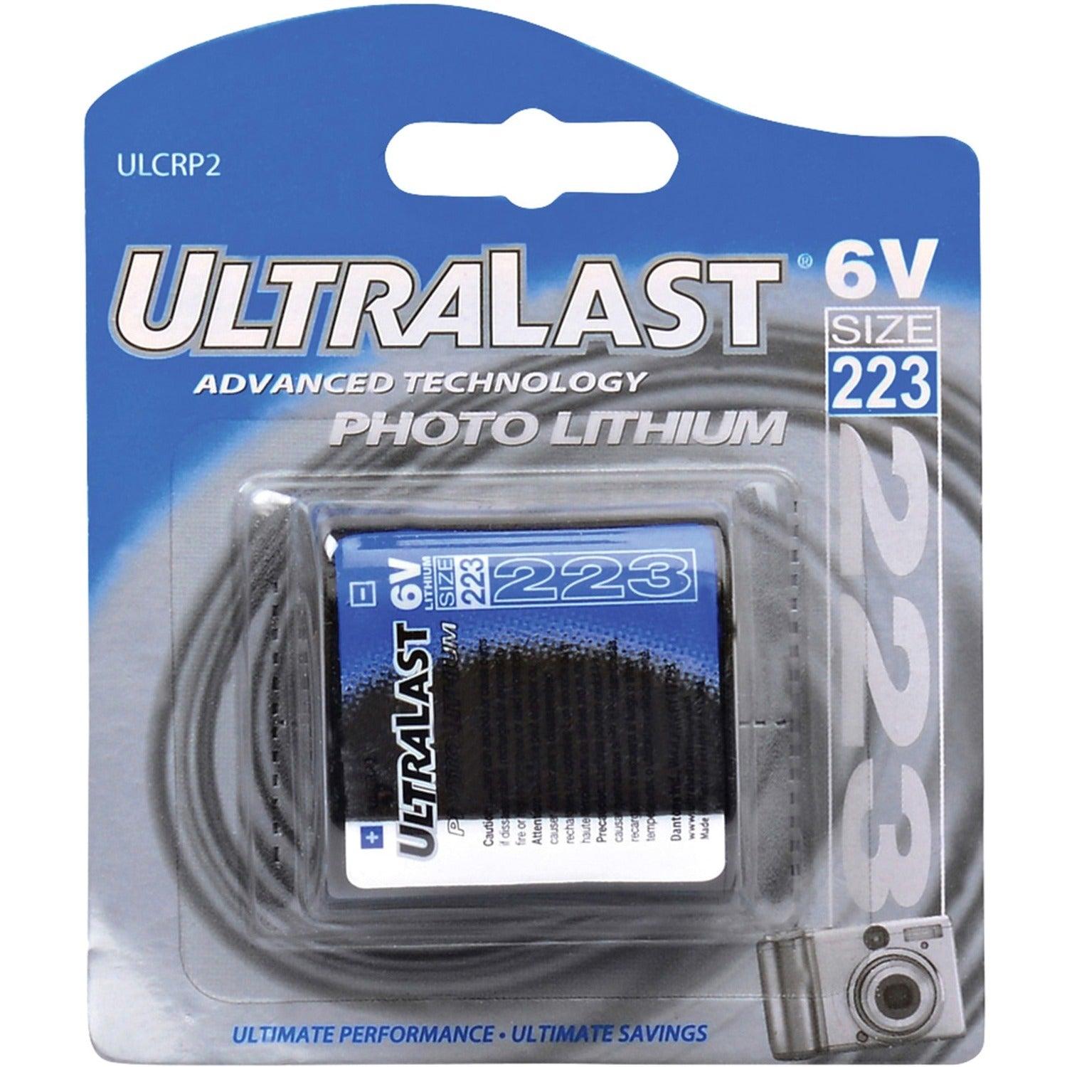 Dantona NABC UltraLast ULCRP2 CRP2 (223) Lithium Photo Camera Battery