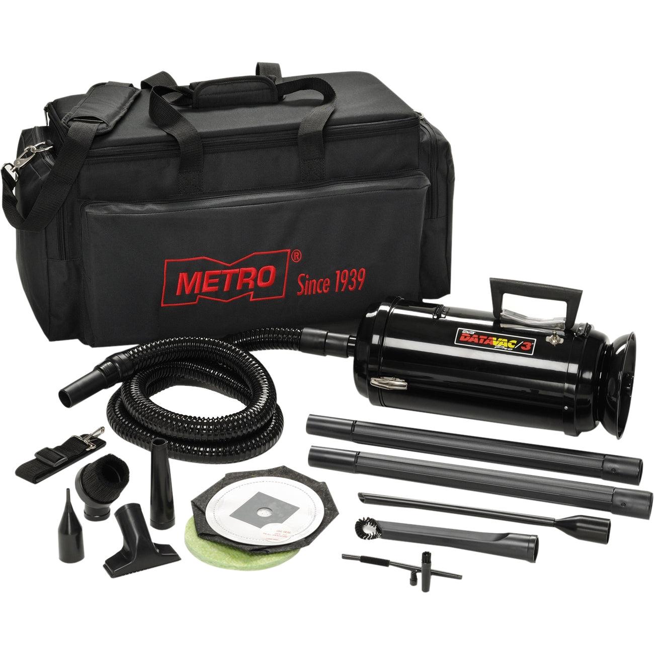Metropolitan MetroVac Pro DataVac Toner Vacuum Cleaner with Carrying Case