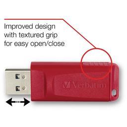 Verbatim 16GB Store 'n' Go USB Flash Drive - Red 1