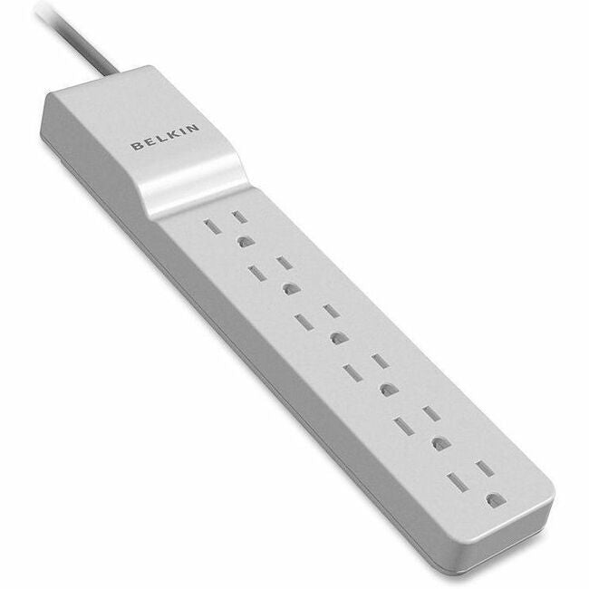 Belkin 6 Outlet Home and Office Power Strip Surge Protector with 4ft Power Cord - 720 Joules - 1875 Watts 1