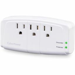 CyberPower CSB300W Essential 3 - Outlet Surge with 900 J 4