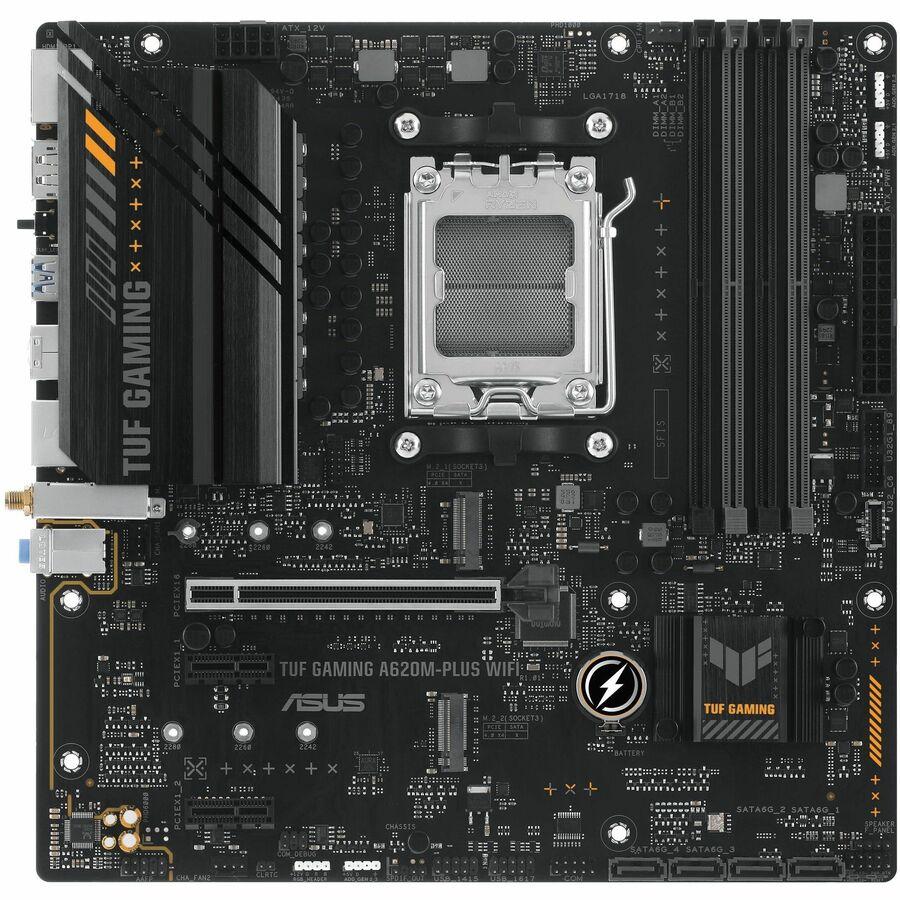 ASUS TUF A620M-PLUS WIFI Gaming Desktop Motherboard - AMD A620 Chipset - Socket AM5 - Micro ATX