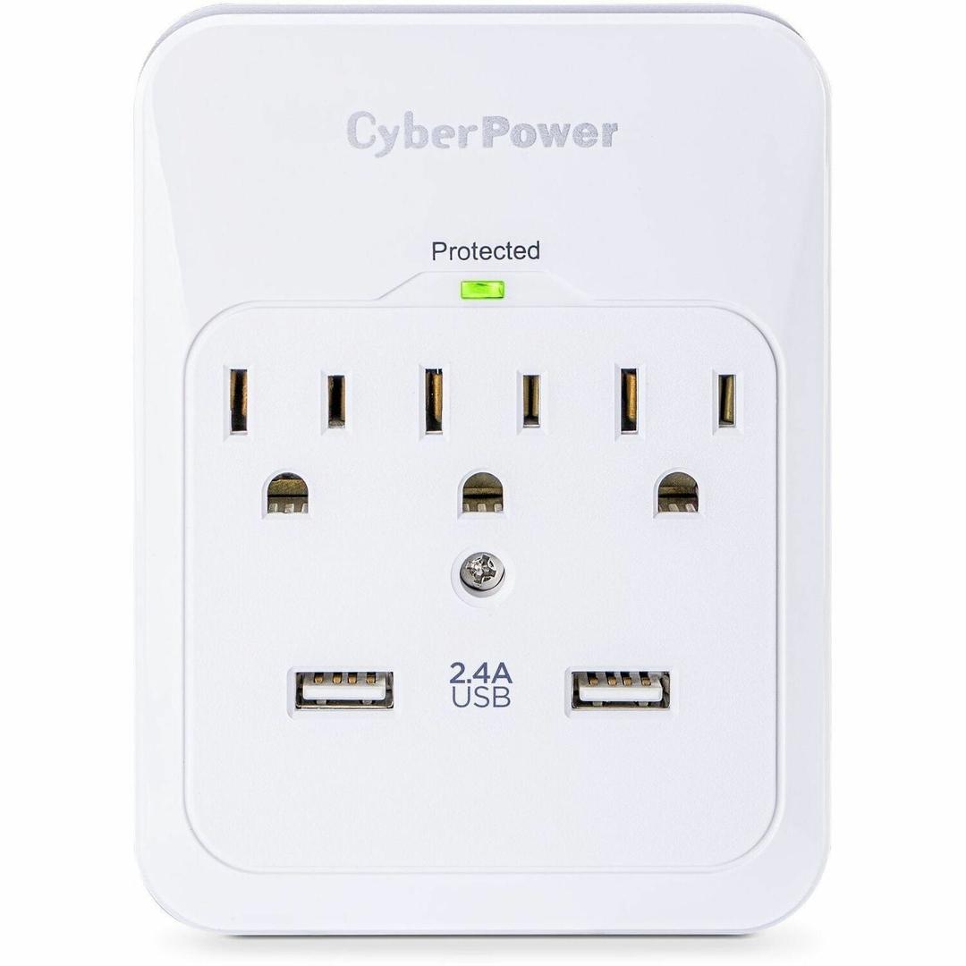 CyberPower CSP300WUR1 Professional 3 - Outlet Surge with 600 J
