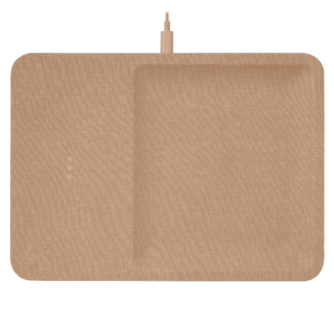 Courant - Catch3 Essentials Wireless Charging Pad - Camel