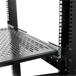 StarTech.com 2U 20 to 30in Adjustable Mounting Depth Vented Sliding Rack Mount Shelf - 50lbs / 22.7kg - 24in Deep 1