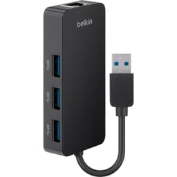 Belkin USB 3.0 Hub - 3xUSB Ports & Gigabit Ethernet - USB Docking Station - USB Adapter - USB Ethernet Adapter 1