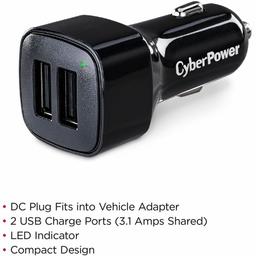 CyberPower TR22U3A USB Charger with 2 Type A Ports 1
