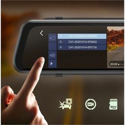 Adesso, GekoGear Orbit D400 4K Rearview Mirror Dash Cam with 1080P Backup Cam 7