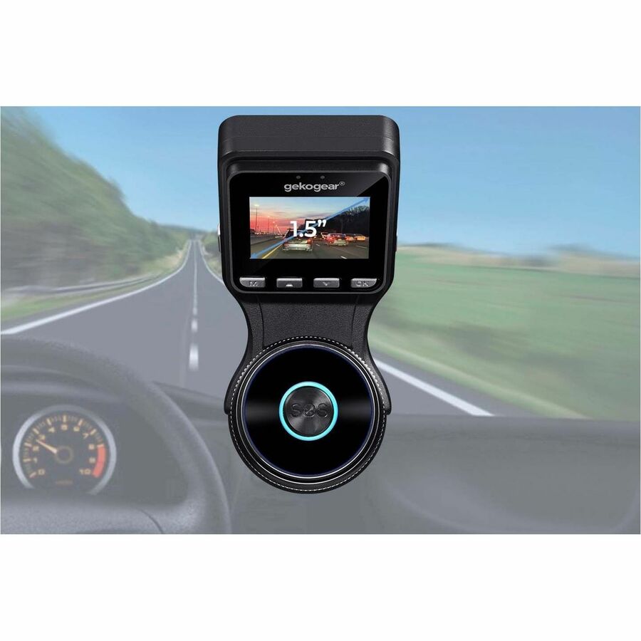 Adesso GekoGear Orbit D200 2K HD Dash Cam, 1.5 in 8