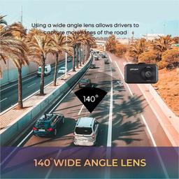 Adesso GekoGear Orbit D111 1080P HD Dash Cam, 3 in, Wired 3