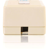 C2G 1-Port Cat5E Surface Mount Box - White