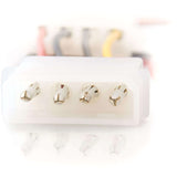 C2G 6in 3-pin Fan to 4-pin Pass-Through Power Adapter Cable