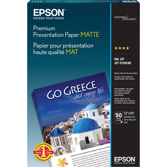 Epson Premium Matte Inkjet Presentation Paper