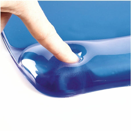 Fellowes Gel Wrist Rest - Crystals, Blue