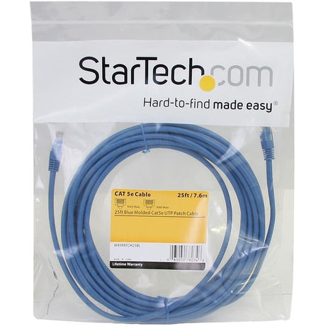 25FT BLUE CAT5E ETHERNET CABLE
