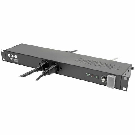 Eaton Tripp Lite Series Isobar 12-Outlet Network Server Surge Protector, 15 ft. (4.57 m) Cord with L5-20P Plug, 3840 Joules, Diagnostic LEDs, 1U Rackmount