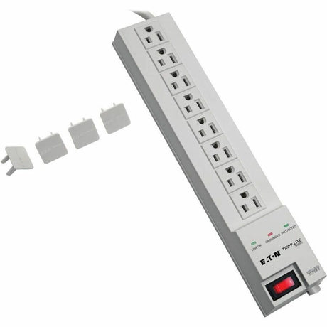 Eaton Tripp Lite Series Protect It! 8-Outlet Home Computer Surge Protector, 8 ft. (2.43 m) Cord, 1080 Joules, Space-Saving Plug