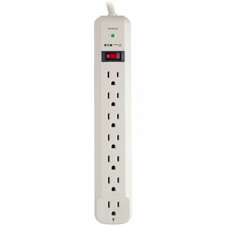 Eaton Tripp Lite Series Protect It! 7-Outlet Surge Protector, 12 ft. Cord, 1080 Joules, Diagnostic LED, Light Gray Housing
