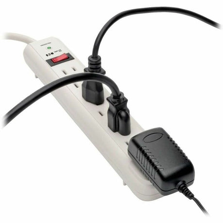 Eaton Tripp Lite Series Protect It! 7-Outlet Surge Protector, 12 ft. Cord, 1080 Joules, Diagnostic LED, Light Gray Housing
